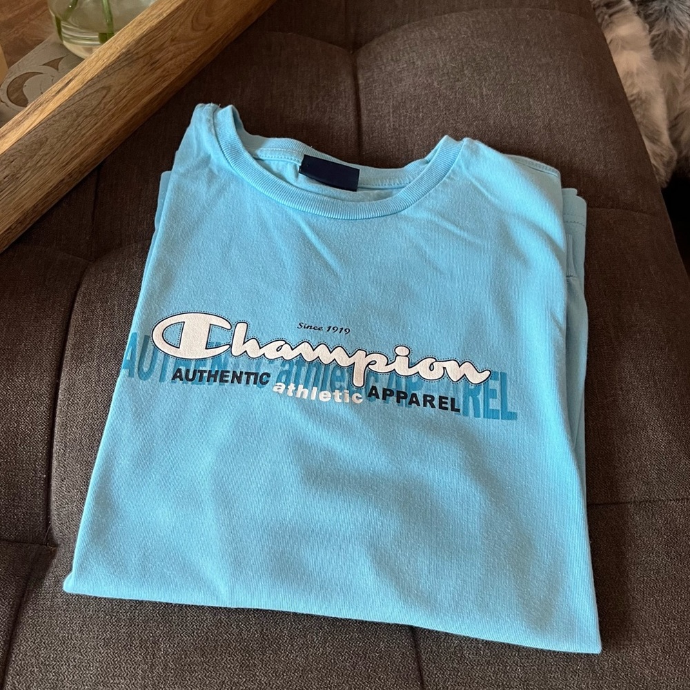 Boys Champion Long Sleeve Logo Shirt